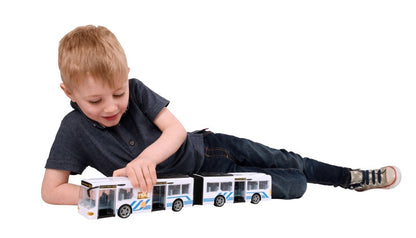 Teamsterz autobus se světlem a zvukem červený