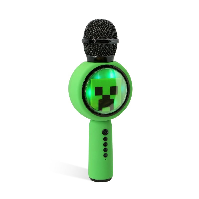 Mikrofon karaoke Minecraft PopSing LED