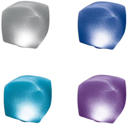 Nafukovací LED kostka 23x23x22cm