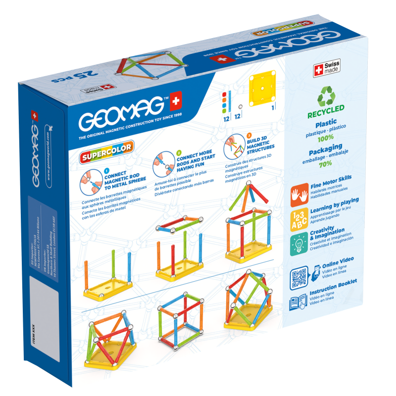 Geomag Supercolor 25 dílků
