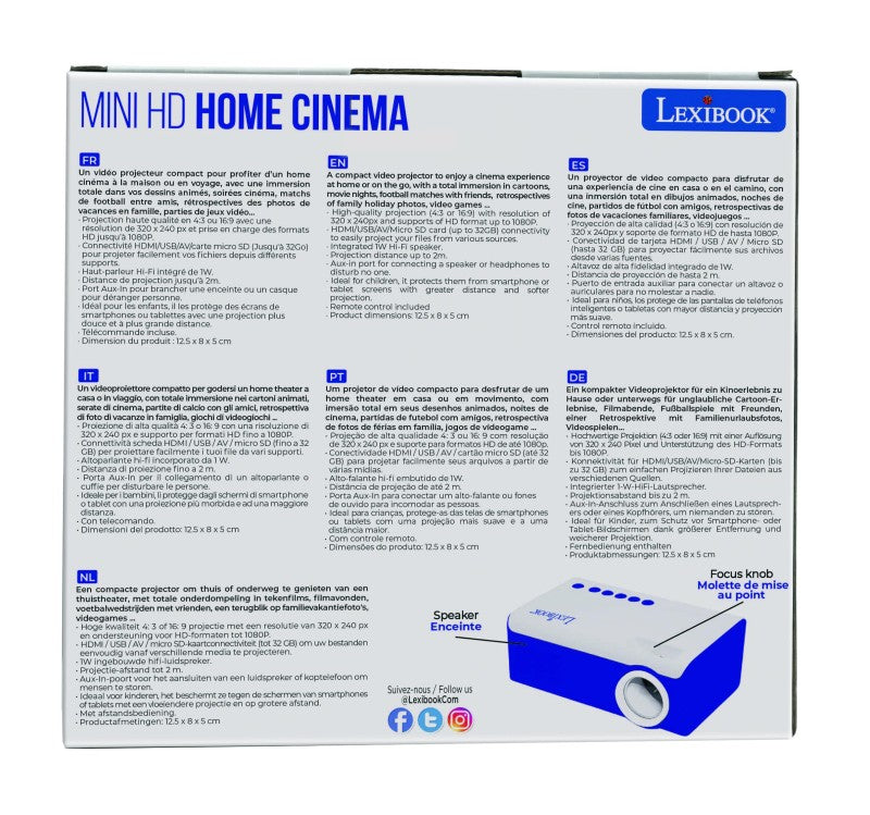 Lexibook mini domácí kino