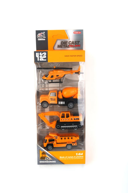 Autíčko 4 ks 1:64