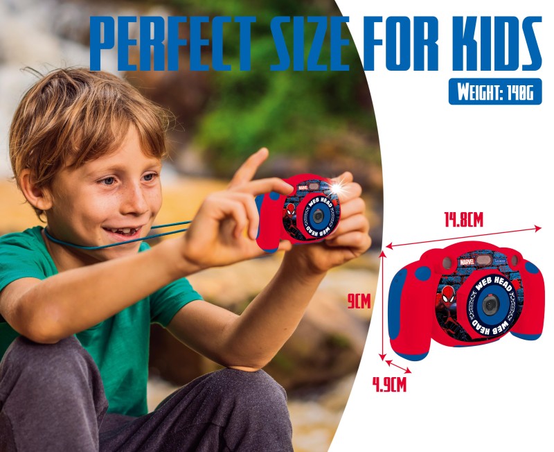 Lexibook HD kamera a fotoaparát s SD kartou Spiderman