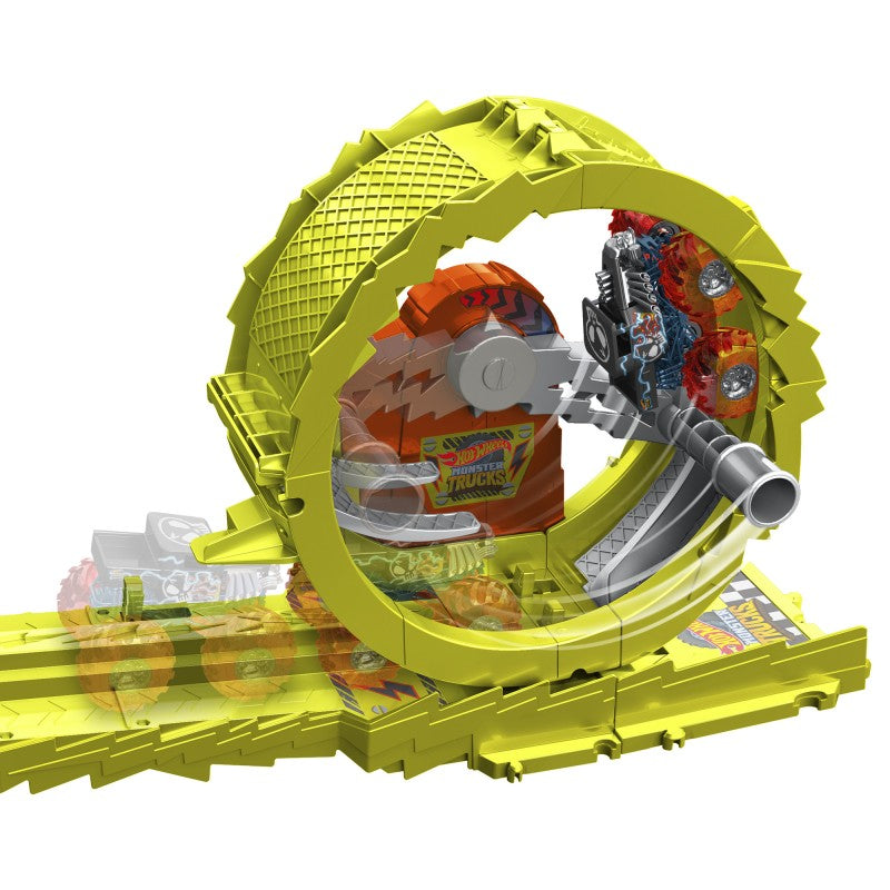 Hot Wheels monster trucks power smashers dráha masivní destrukce