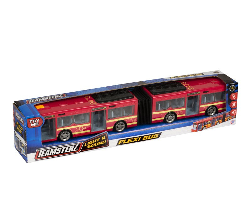 Teamsterz autobus se světlem a zvukem červený
