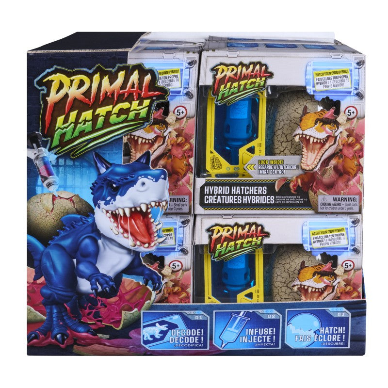 Primal Hatch dinosauři líhnoucí se z vejce