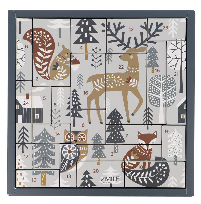 Adventní kosmetický kalendář Puzzle Scandic Wildlife