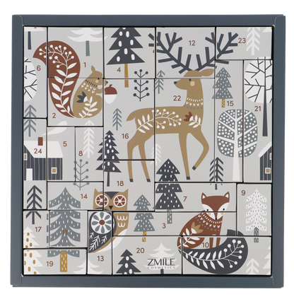 Adventní kosmetický kalendář Puzzle Scandic Wildlife