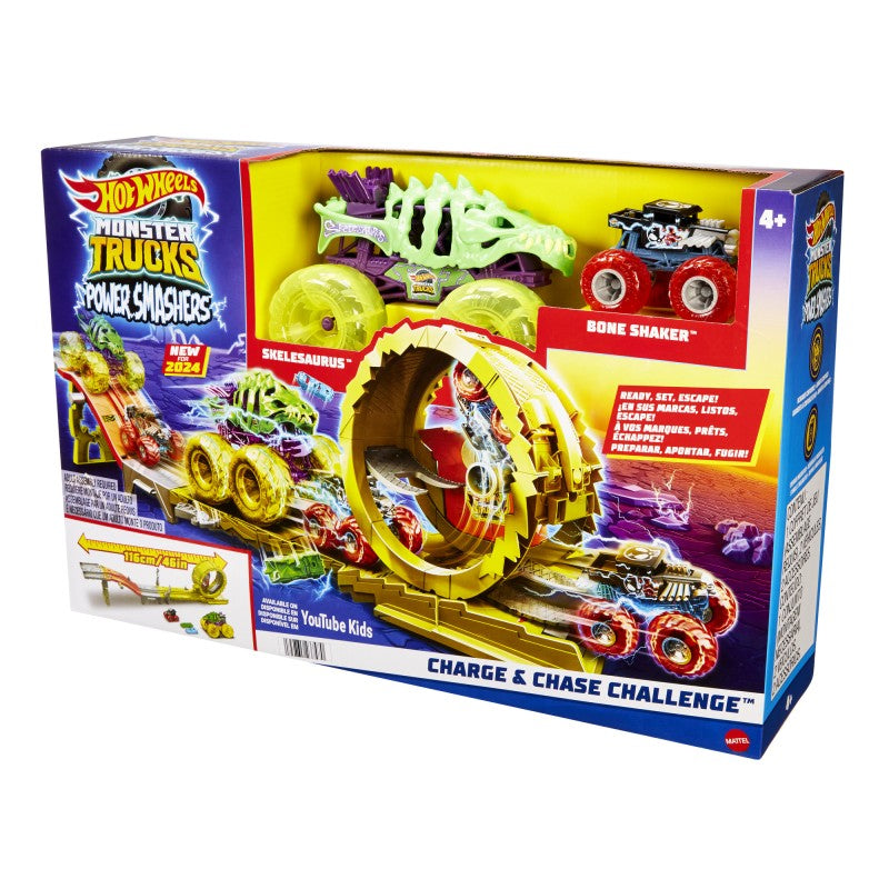 Hot Wheels monster trucks power smashers dráha masivní destrukce