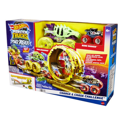 Hot Wheels monster trucks power smashers dráha masivní destrukce