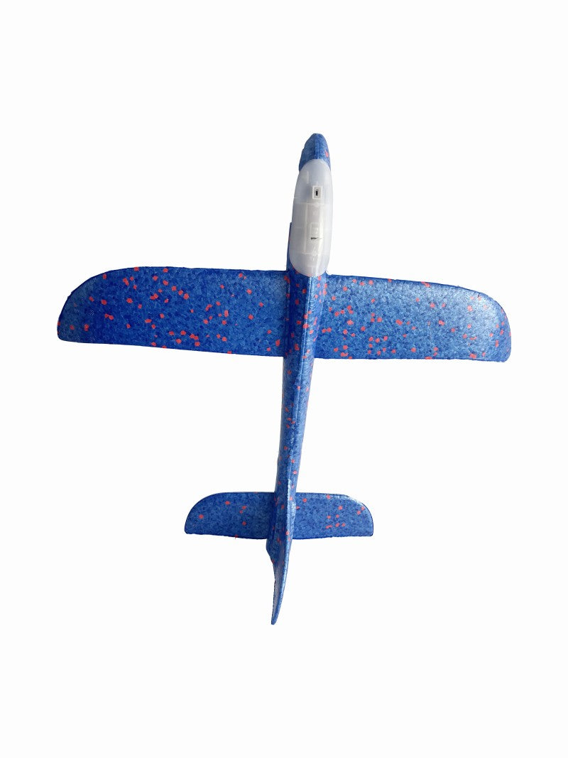 Pěnové letadlo 48 cm modré