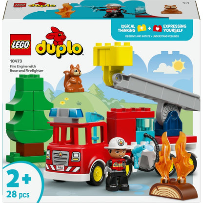 LEGO® 10473 Hasičské auto s hadicí a hasičem