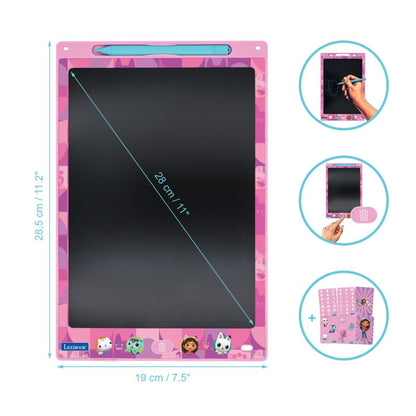 Lexibook kreslicí tablet Gábinin kouzelný domek s E-inkem