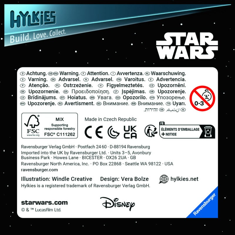 Puzzle 54 dílků 3D Hylkies: Star Wars: Chewbacca