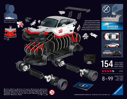 Puzzle 3D Iconics: Porsche 911 GT3 Cup