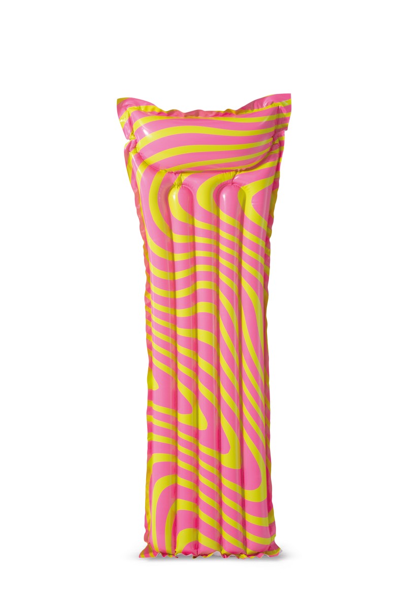 Matrace nafukovací s potiskem 183x69cm oranžovo - žluté