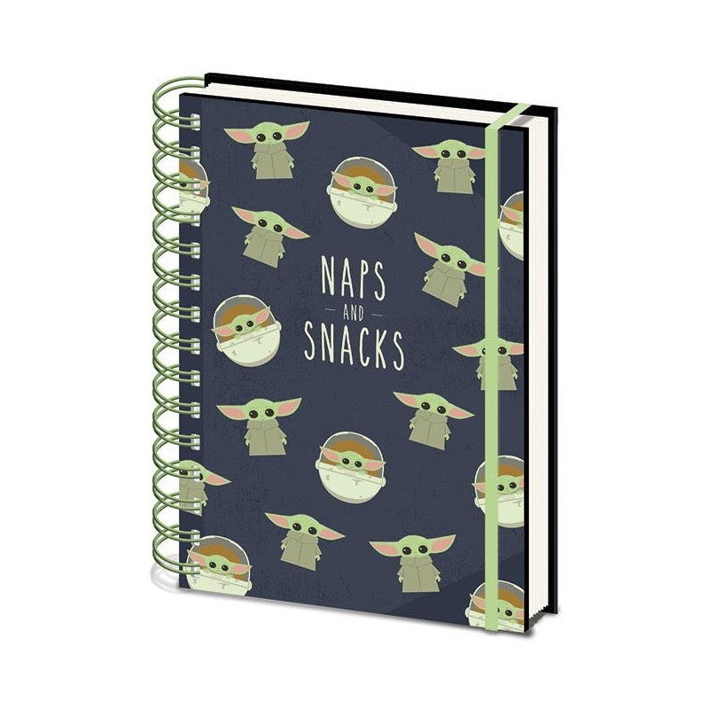 Blok A5 kroužkový Mandalorian - Naps and Snacks DP
