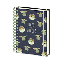 Blok A5 kroužkový Mandalorian - Naps and Snacks DP