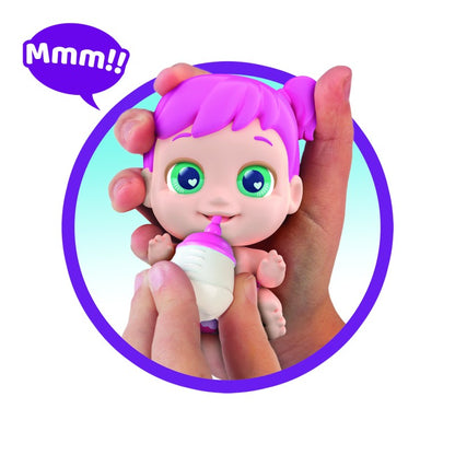 Baby Buppies miminko Holka růžové vlasy koupání