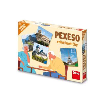 Trénink paměti: Památky Pexeso