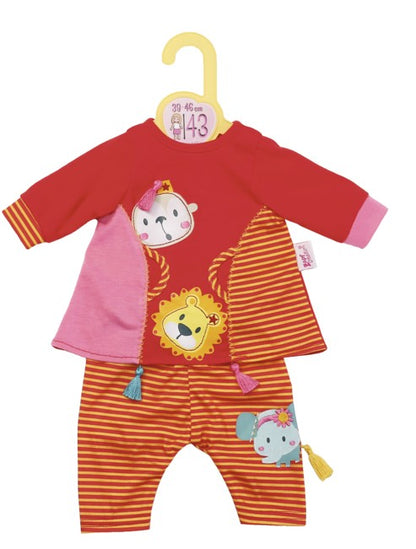 Dolly Moda Letní oblečení 43 cm fialové