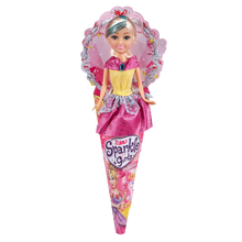 Princezna Sparkle Girlz v kornoutku růžové šaty