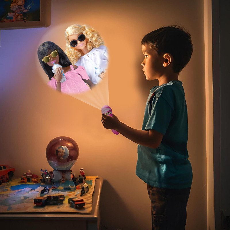 Lexibook baterka s projektorem příběhů Barbie