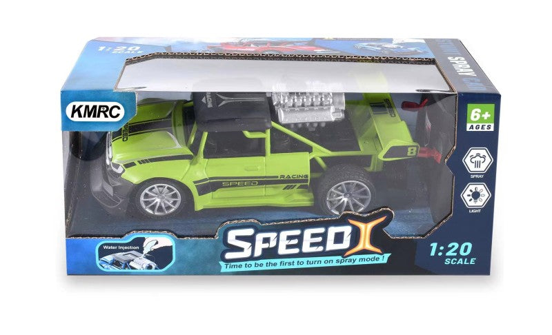 Auto 1:20 s efektem kouře RC červené