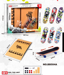 Fingerboard hrací sada