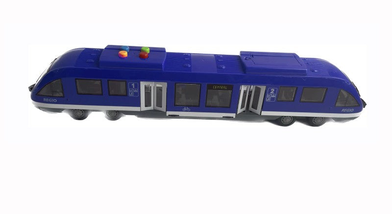 Metro se světelným efektem modré