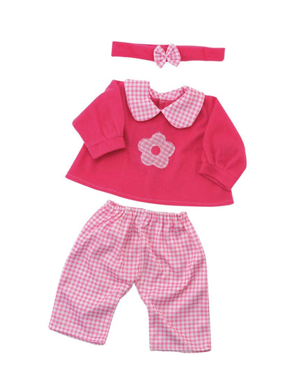 Oblečky pro panenku 42-48 cm Bambolina Amore overal s lodičkou
