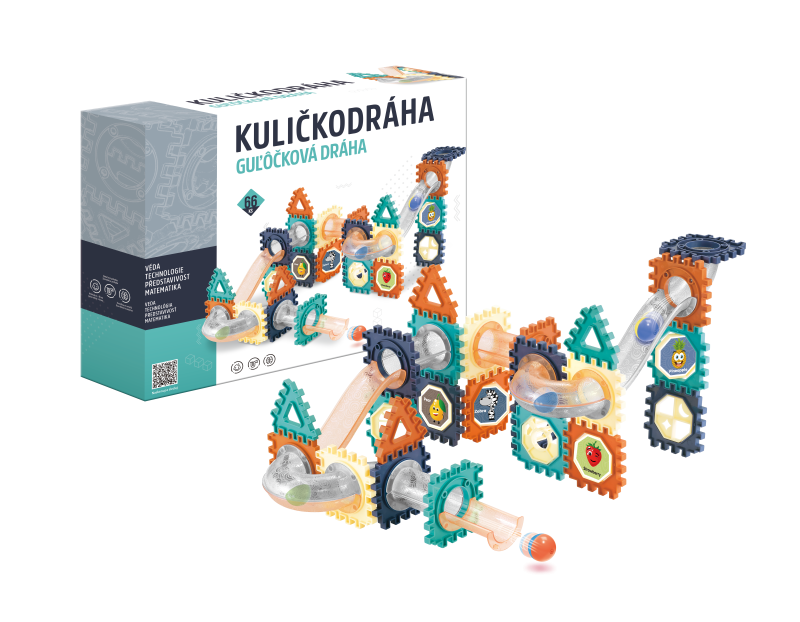 Kuličkodráha 66 ks