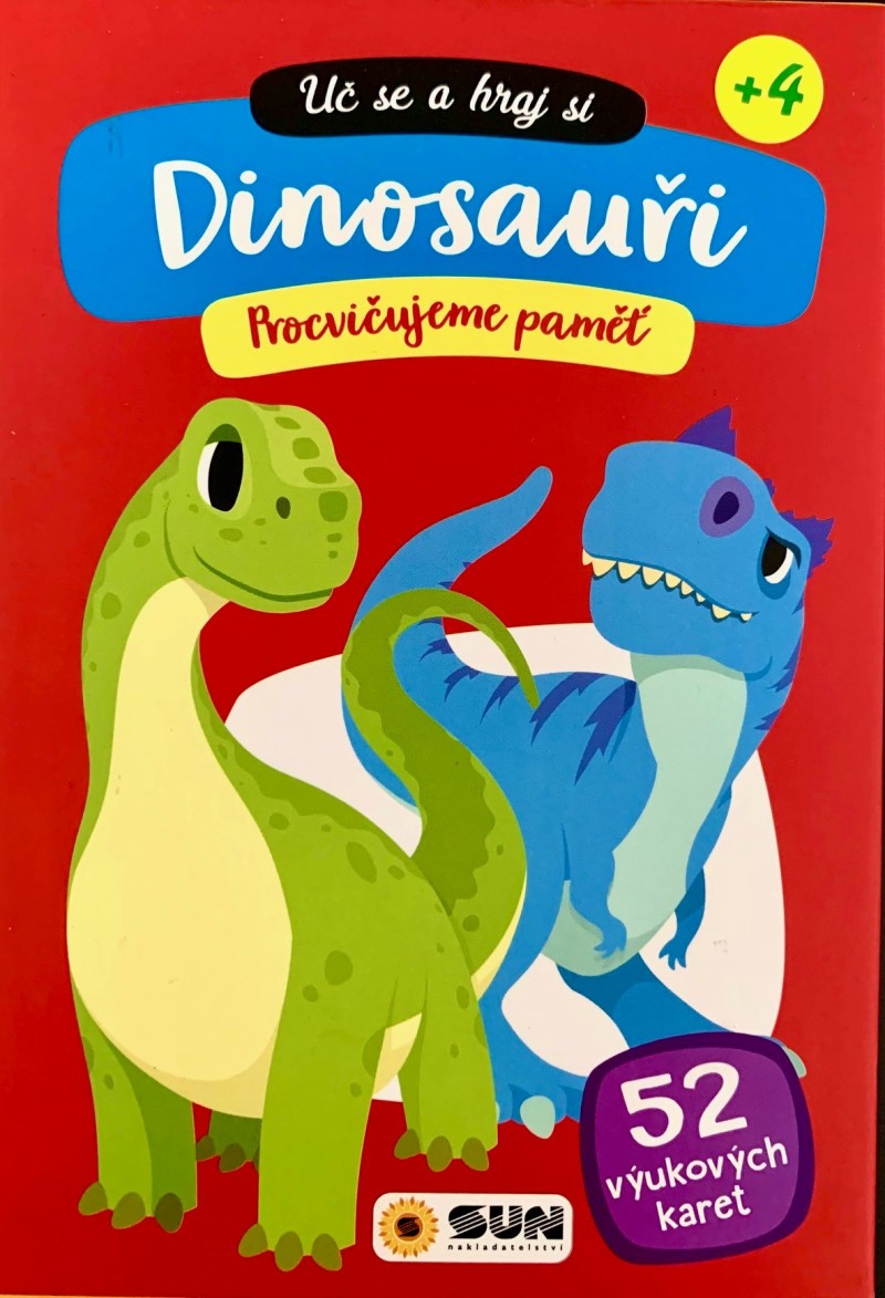 Uč se hraj si - Dinosauři  - 52 výukových karet