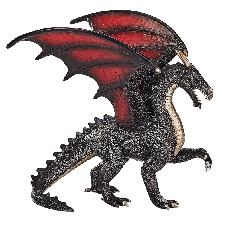 Drak ocelový figurka