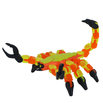 Klixx Creaturez Škorpion zeleno-oranžový