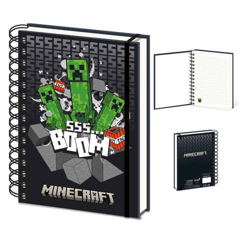 Minecrat A5 blok kroužkový (3D efekt) DPL10