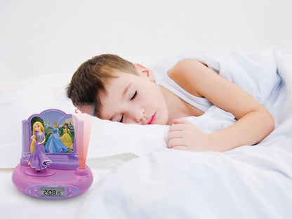 Lexibook 3D budík Disney princezny s projekcí času