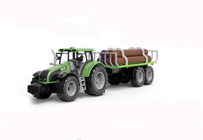 Traktor na setrvačník červený