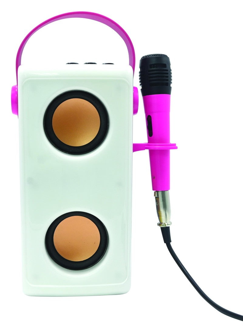 Lexibook bluetooth reproduktor Barbie s mikrofonem a světelnými efekty