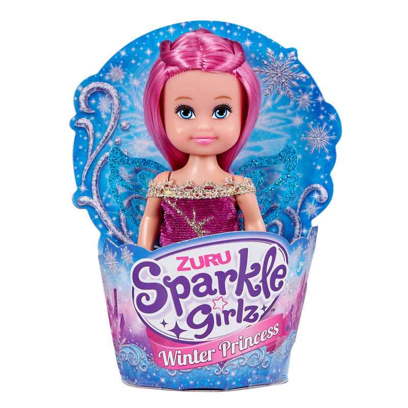Princezna zimní Sparkle Girlz malá v kornoutku blond vlasy