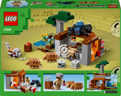 LEGO® Minecraft® 21269 Výprava do dolu a pásovec