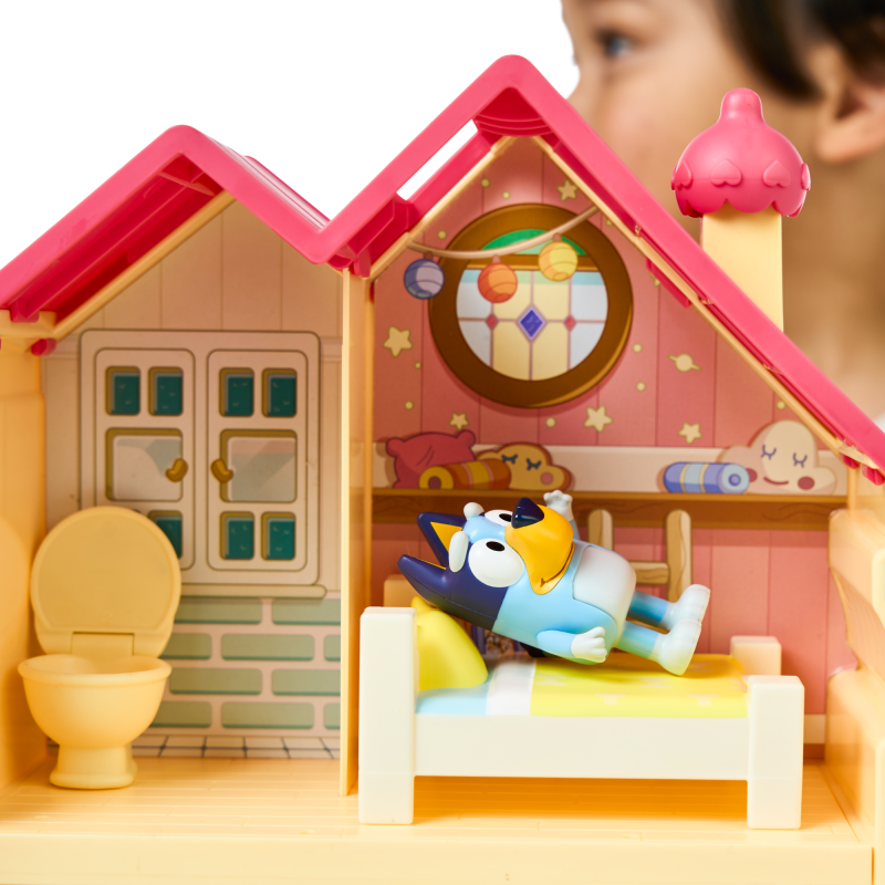 Mini domeček Bluey s příslušenstvím + figurka