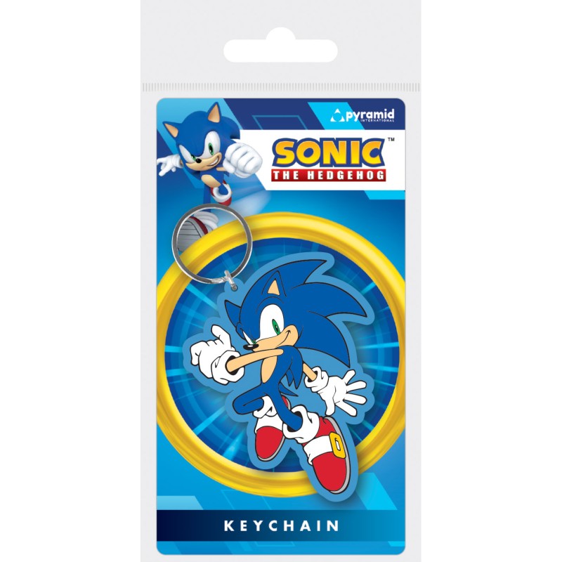 Sonic gumová klíčenka
