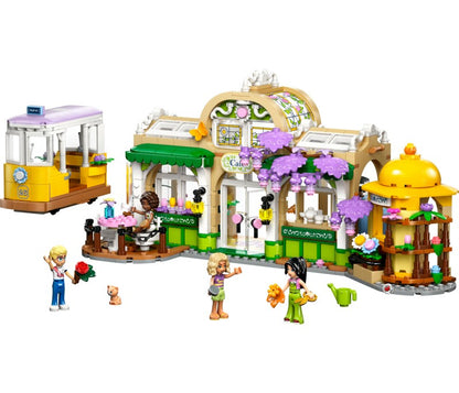LEGO® Friends 42671 Kavárna plná rostlin a květinářství