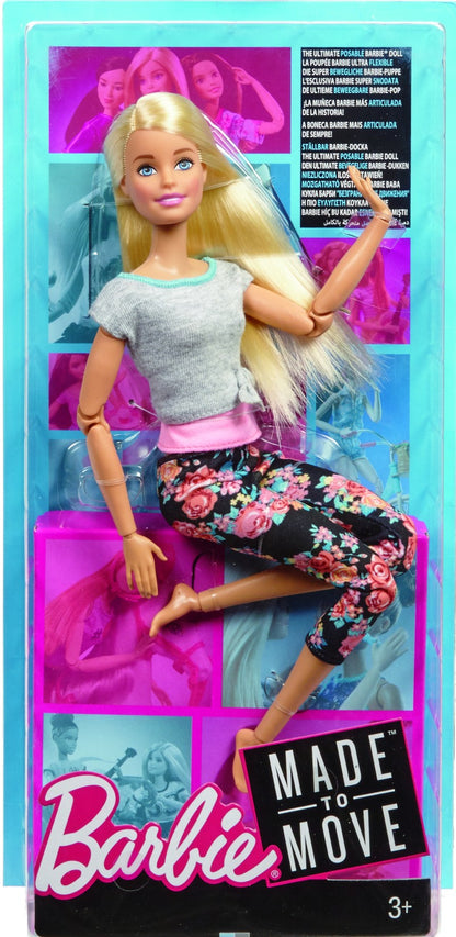 Barbie v pohybu růžovo - oranžová