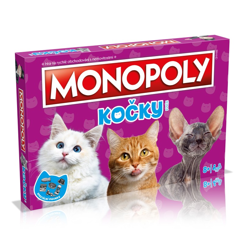 Společenská hra Monopoly Kočky