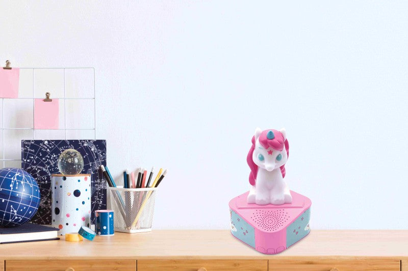 Lexibook bluetooth reproduktor se svítící figurkou Jednorožec