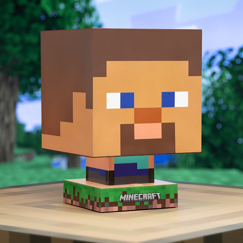 Minecraft Steve Icon Lamp