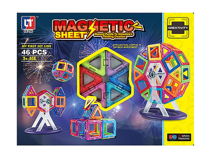 Magnetická stavebnice - 46 dílků