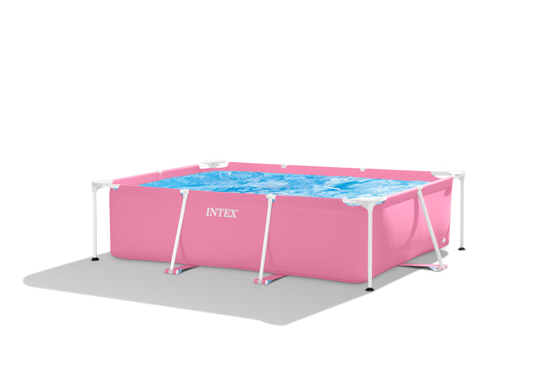 Bazén Pink Rectangular Frame 220x150x60 cm